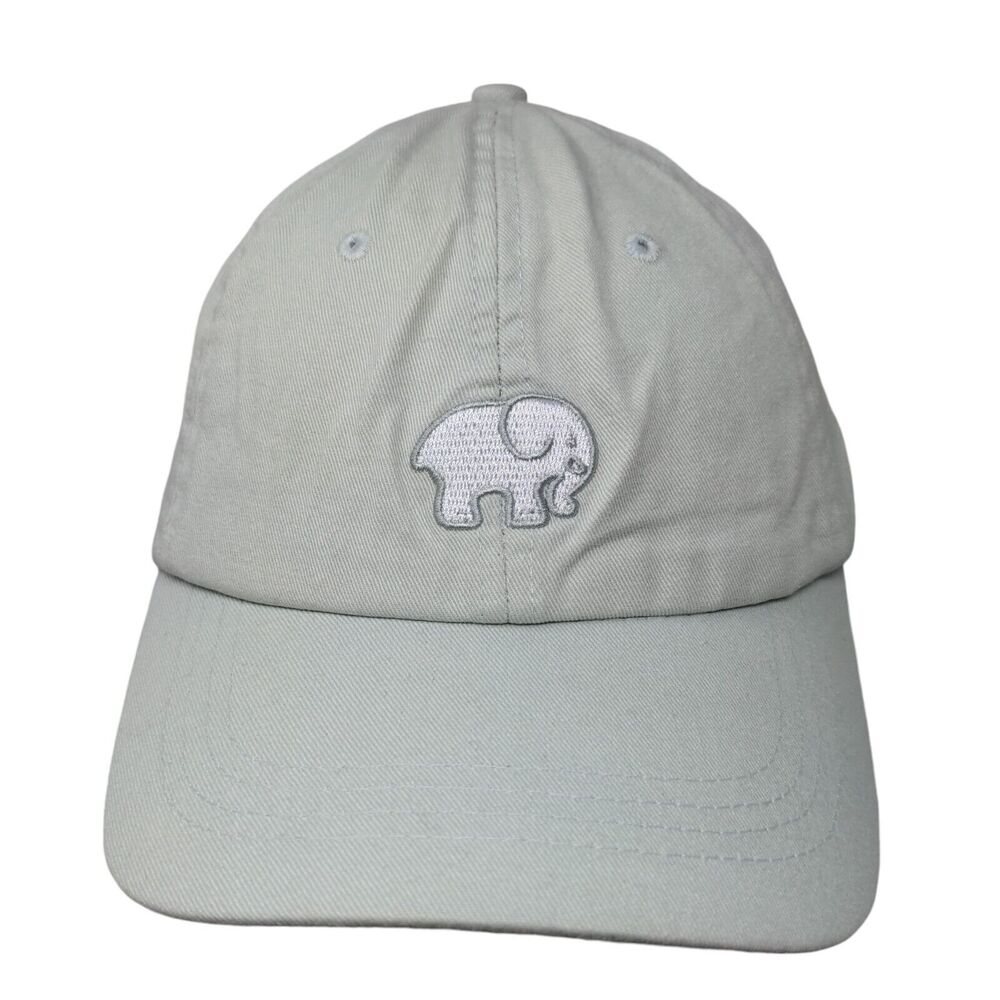 Elephant Ivory Ella Slideback Hat Gray One Size Embroidered 6 Panel